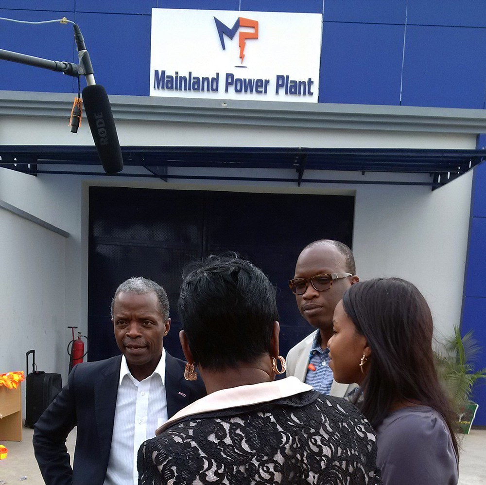 Prof Yemi Osinbajo Visits Mainland Power Project Facility Cetenergy Limited 7539